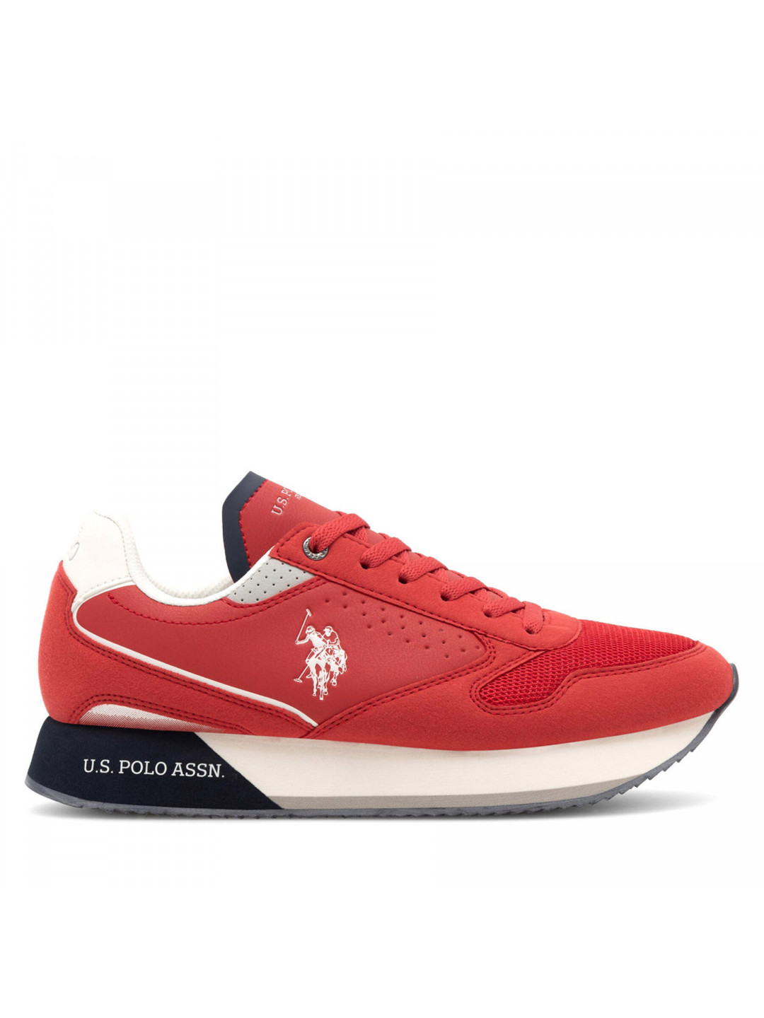 Sneakersy U S Polo Assn NOBIL003G Červená